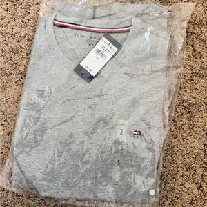 Tommy Hilfiger Light Gray Men's Tee